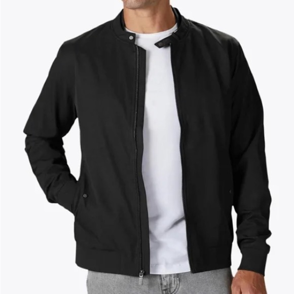 Cuts Clothing Legacy Bomber Jacket Men’s XXL Black Wind Water Resistant Outdoor - Picture 1 of 11